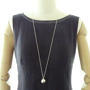 Tiffany Ball Necklace Long Silver
